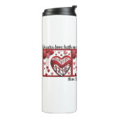 Keine größere Liebe© Thermal Tumbler Thermosbecher (Nach links gedreht)