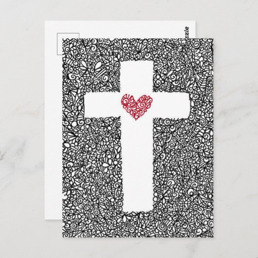 Keine größere Liebe über die Postkarte (Vorne/Hinten)