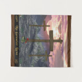 Keine größere Liebe Wandteppich (Vorderseite (Horizontal))