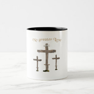 keine größere Liebe Zweifarbige Tasse