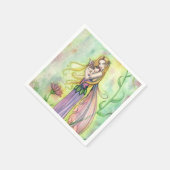 Keine größeren Geschenke Mutter und Baby Fairy Art Serviette (Ecke)