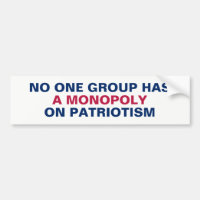 Keine Gruppe hat ein Monopol auf Patriotismus