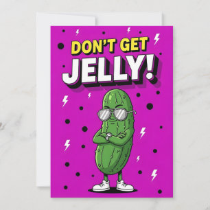 Keine Gurkenpickles - Geschenk mit frechem, kühnen Dankeskarte