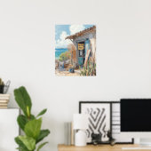 Keine gute Fischerei in Bonaire Poster (Heimbüro)