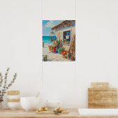 Keine gute Fischerei in Bonaire Poster (Küche)