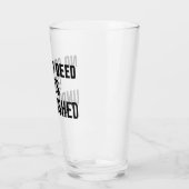 "Keine gute Tat wird ungestraft bleiben" Glas (Links)