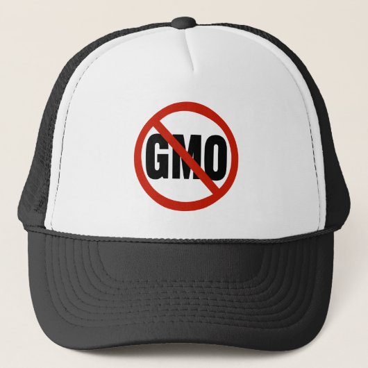 KEINE GVO Anti-GMO Truckerkappe (Vorderseite)