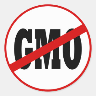 Keine GVO-Aufkleber Runder Aufkleber