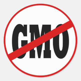 Keine GVO-Aufkleber Runder Aufkleber