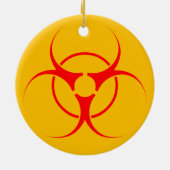 Keine GVO-Biogefährdung GVO-Warnhinweise Keramikornament (Hinten)