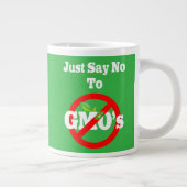 Keine GVO Jumbo-Tasse (Rechts)