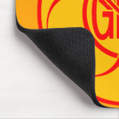 Keine GVO-Mousepad-Biogefährdung Warnmaus-Pad Mousepad (Ecke)