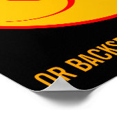 Keine GVO-Poster-Biogefährdung Personalisiert kein Poster (Ecke)