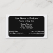 Keine GVOs essen gesunde Lebensmittel Werbeaktion Visitenkarte (Rückseite)