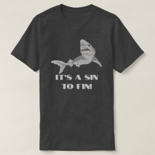 Keine Hai-Flossen T-Shirt