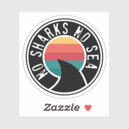 Keine Haie ohne Meer Aufkleber