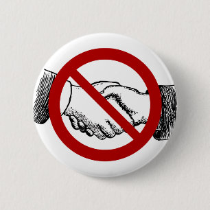 Keine Handshütte Button