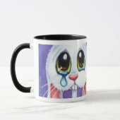 Keine Häschen-Lieben ich - niedliches trauriges Tasse (Links)