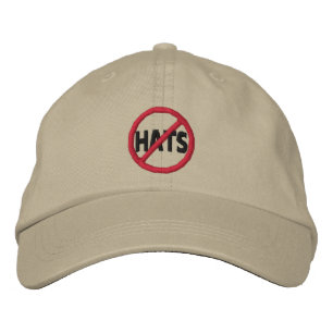 Keine Hasen Bestickte Baseballkappe