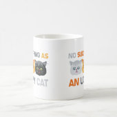 Keine hässlichen Katzen Kaffeetasse (Mittel)