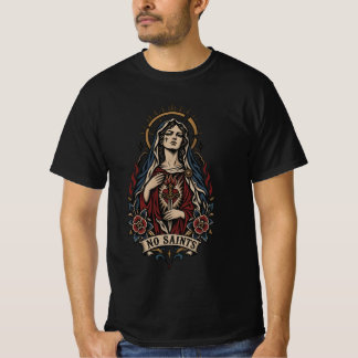 Keine Heiligen Traditionelles Tattoo Streetwear T-Shirt