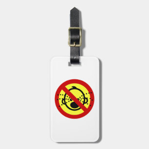 KEINE Heulsusen ⚠ Thai Flughafen Schild ⚠ Gepäckanhänger