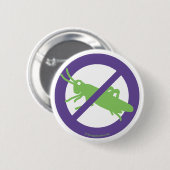 Keine Heuschrecken - Knopf Button (Vorne & Hinten)