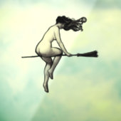 Keine Hexe und Broom-Hexe schaden Fensteraufkleber (Blatt 3)