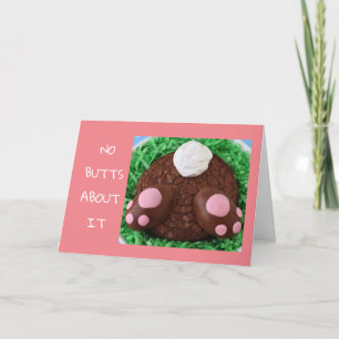 KEINE HINTERN ÜBER SIE **OSTKARTE** MIT SPASS HOLI FEIERTAGSKARTE