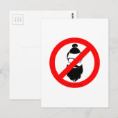 Keine Hipster oder Menschenaffen Postkarte (Vorne/Hinten)