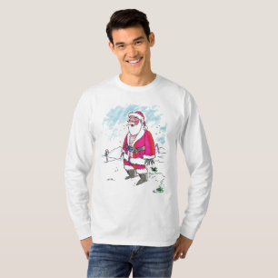 Keine Ho-Ho-Männer weißes, langärmeliges Shirt