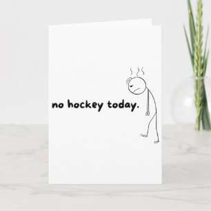 Keine Hockey-Geschenke Für Hockey-Fans Heute Hocke Karte