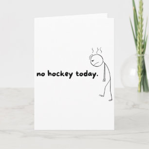 Keine Hockey-Geschenke Für Hockey-Fans Heute Hocke Karte