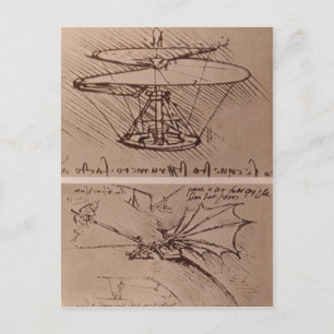 Keine höhere Auflösung verfügbar. Leonardo_da_Vinc Postkarte