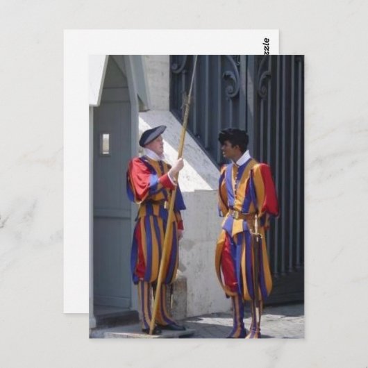 Keine höhere Auflösung verfügbar. Swiss_Guard.jpg Postkarte (Vorne/Hinten)
