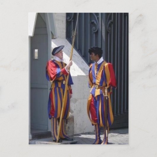 Keine höhere Auflösung verfügbar. Swiss_Guard.jpg  Postkarte (Vorderseite)
