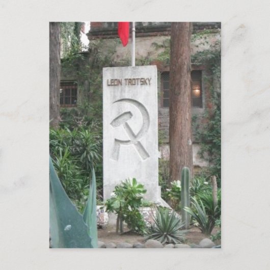 Keine höhere Auflösung verfügbar. Trotsky_grave.jp Postkarte (Vorderseite)