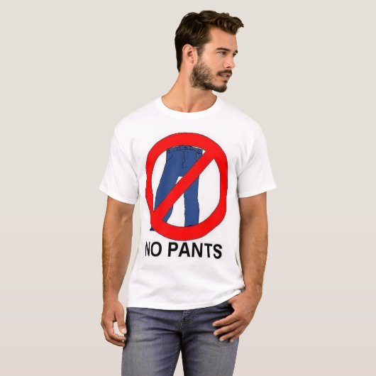 Keine Hosen T-Shirt (Vorne ganz)