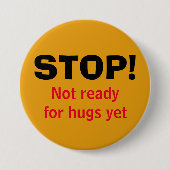 KEINE HUGS-Taste Button (Vorderseite)