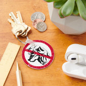 Keine Hunde erlaubt Schlüsselanhänger