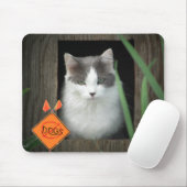 Keine Hunde Zone Kitty Mousepad (Mit Mouse)