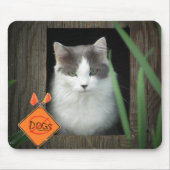 Keine Hunde Zone Kitty Mousepad (Vorne)