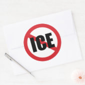 Keine ICE Runder Aufkleber (Umschlag)