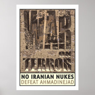 Keine iranischen Nukes Poster