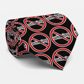 Keine jammernde Krawatte - SCHWARZES (Gerollt)