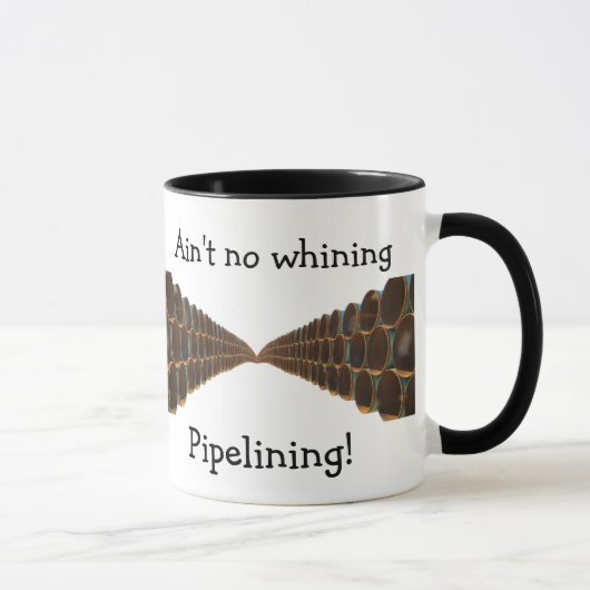 Keine jammernde Pipelining-Tasse Tasse (Rechts)