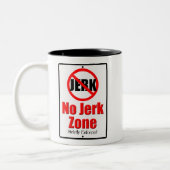 Keine Jerk Zone Zweifarbige Tasse (Links)