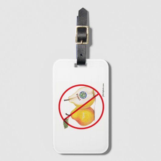 Keine Joker mit Birnen-Gepäck-Umbauten Gepäckanhänger (Vorderseite Vertikal)