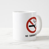 Keine Jumbo-Tasse für das abgebende Logo (Vorderseite Rechts)