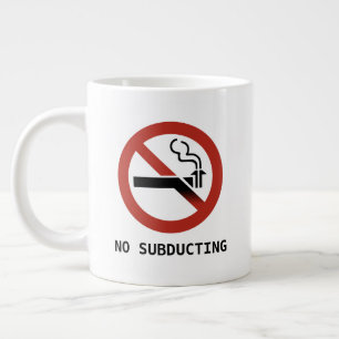 Keine Jumbo-Tasse für das abgebende Logo